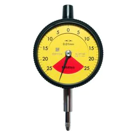 Mitutoyo 2971AB One Revolution Dial Indicator, Graduation 0.01mm, Range 0.5mm