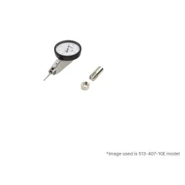 Mitutoyo 513-407-10T Dial Test Indicator   Horizontal Type, Full set, 0.008" Range / 0.0005" Graduation