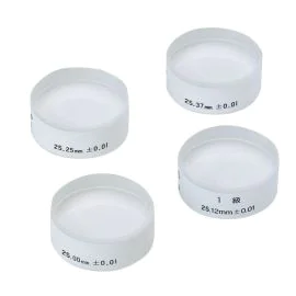 Mitutoyo 157-904 Optical Parallel Set for 25-50mm Micrometers, 4 Pieces