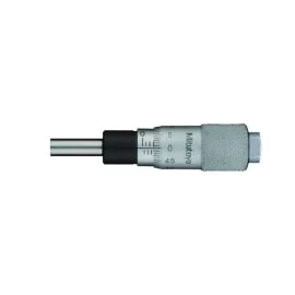 Mitutoyo 148-104-10 Small Standard Micrometer Head, Range 0-13mm, Graduation 0.01mm, Plain Stem