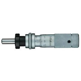 Mitutoyo 148-854 Adjustable Thimble Small Micrometer Head, Range 0-13mm, Graduation 0.01mm, Locknut Stem, Spherical Spindle