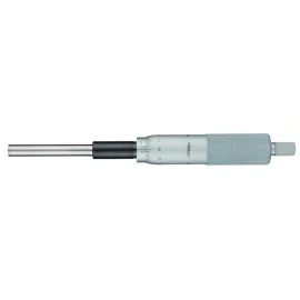 Mitutoyo 151-256 ø8mm Carbide-Tipped Spindle Micrometer Head, Range 0-50mm, Graduation 0.01mm, Plain Stem
