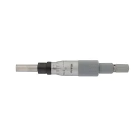Mitutoyo 153-205 Non-Rotating Spindle Micrometer Head, Range 0-1", Graduation 0.001", Plain Stem, With ratchet stop
