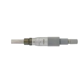 Mitutoyo 153-206 Non-Rotating Spindle Micrometer Head, Range 0-1", Graduation 0.0001", Plain Stem, With vernier and ratchet stop