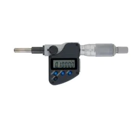 Mitutoyo 350-353-30 Digimatic Micrometer Head, Range 0-25mm, Resolution 0.001mm, Plain Stem, Spherical Spindle