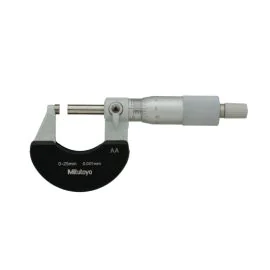 Mitutoyo 102-311 Outside Micrometer, Range 0-25mm, Graduation 0.001mm, Cut-Away Frame