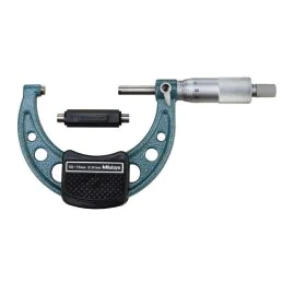 Mitutoyo 103-139-10 Outside Micrometer, Range 50-75mm, Graduation 0.01mm, Ratchet Stop