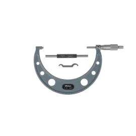 Mitutoyo 103-182 Outside Micrometer, Range 5-6", Graduation 0.001", Ratchet Stop