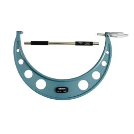 Mitutoyo 103-187 Outside Micrometer, Range 10-11", Graduation 0.001", Ratchet Stop