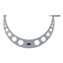 Mitutoyo 103-196 Outside Micrometer, Range 19-20", Graduation 0.001", Ratchet Stop