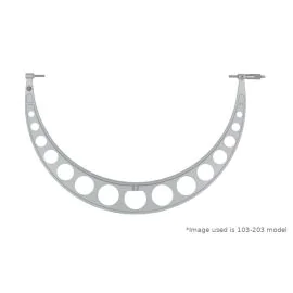 Mitutoyo 103-201 Outside Micrometer, Range 24-25", Graduation 0.001", Ratchet Stop