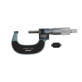 Mitutoyo 193-102 Mechanical Counter Micrometer, Range 25-50mm, Graduation 0.01mm, Ratchet Stop
