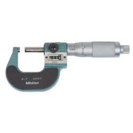Mitutoyo 193-211 Mechanical Counter Micrometer, Range 0-1", Graduation 0.0001", Friction Thimble