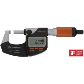 Mitutoyo 293-180-40 Digital Micrometer QuantuMike IP65, Inch/Metric, 0-1 ", with Bidirectional Output