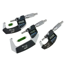 Mitutoyo 293-960-30 Digital Micrometer IP65 Set, Inch/Metric, 0-3 " (3pcs.)