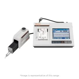 Mitutoyo 178-581-31E Surftest SJ-411 Portable Surface Roughness Tester, 25mm Traverse, Stylus 2µm/60°, 0.75mN