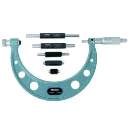 Mitutoyo 104-135A Interchangeable Anvil Micrometer, Range 0-150mm, Graduation 0.01mm