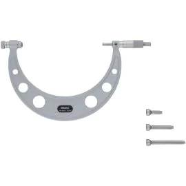 Mitutoyo 104-140A Interchangeable Anvil Micrometer, Range 100-200mm, Graduation 0.01mm
