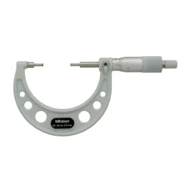 Mitutoyo 111-116 Spline Micrometer, Range 25-50mm, Graduation 0.01mm, Type A
