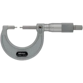 Mitutoyo 111-215 Spline Micrometer, Range 0-25mm, Graduation 0.01mm, Type B