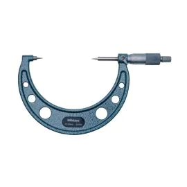 Mitutoyo 112-168 Point Micrometer, Range 75-100mm, Graduation 0.01mm, 15°