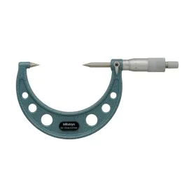 Mitutoyo 112-203 Point Micrometer, Range 50-75mm, Graduation 0.01mm, 30°