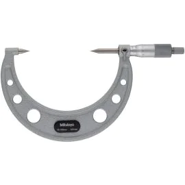 Mitutoyo 112-204 Point Micrometer, Range 75-100mm, Graduation 0.01mm, 30°