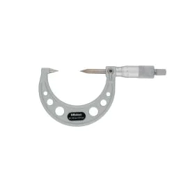Mitutoyo 112-214 Point Micrometer, Range 25-50mm, Graduation 0.01mm, 30°
