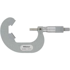 Mitutoyo 114-123 Five-Flute V-Anvil Micrometer, Range 45-65mm, Graduation 0.01mm