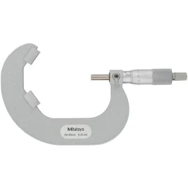 Mitutoyo 114-124 Five-Flute V-Anvil Micrometer, Range 65-85mm, Graduation 0.01mm