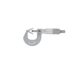 Mitutoyo 114-161 Three-Flute V-Anvil Micrometer, Range 1-15mm, Graduation 0.01mm