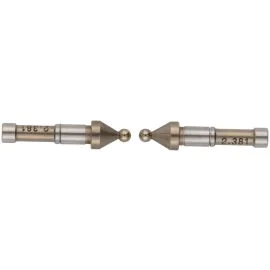 Mitutoyo 124-806 Gear Tooth Micrometer Ball Anvil and Spindle Tip, ø2.381 mm