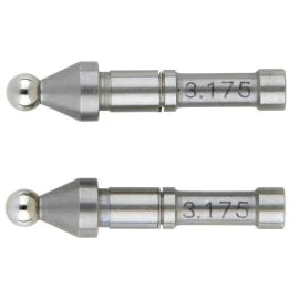 Mitutoyo 124-808 Gear Tooth Micrometer Ball Anvil and Spindle Tip, ø3.175 mm