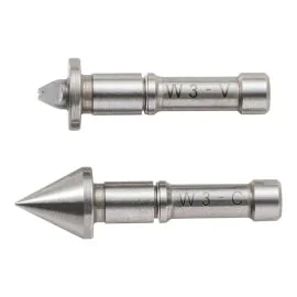 Mitutoyo 126-813 Screw Thread Micrometer Anvil and Spindle Tip, 55° Whitworth, 40 - 32 TPI