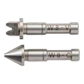 Mitutoyo 126-818 Screw Thread Micrometer Anvil and Spindle Tip, 55° Whitworth, 10 - 7 TPI