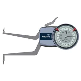 Mitutoyo 209-308 Coolant Proof Inside Dial Caliper Gauge, Range 70-90mm, Graduation 0.01mm, Reach 85mm