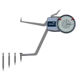 Mitutoyo 209-312 Coolant Proof Inside Dial Caliper Gauge, Range 130-180mm, Graduation 0.01mm, Reach 85mm