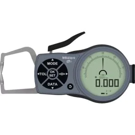 Mitutoyo 209-930 Digimatic Coolant Proof Outside Caliper Gauge, Range 0-10mm, Resolution 0.001mm, Reach 36mm