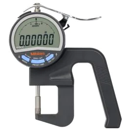 Mitutoyo 547-400A ABSOLUTE Digimatic Thickness Gauge, Range 0-12mm, Resolution 0.001mm, Throat Depth 21mm