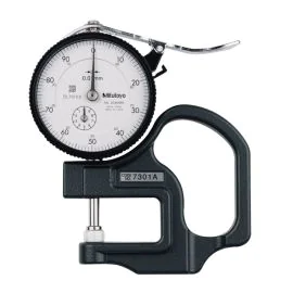 Mitutoyo 7301A Dial Thickness Gauge, Range 0-10mm, Graduation 0.01mm, Throat Depth 30mm