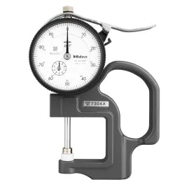 Mitutoyo 7304A Dial Thickness Gauge, Range 0-1", Graduation 0.001", Throat Depth 30mm
