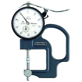 Mitutoyo 7313A Dial Lens Thickness Gauge, Range 0-10mm, Graduation 0.01mm