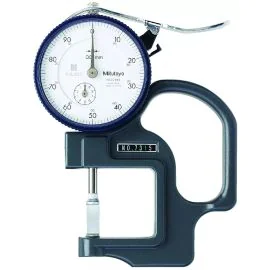 Mitutoyo 7315A Dial Groove Depth Thickness Gauge, Range 0-10mm, Graduation 0.01mm