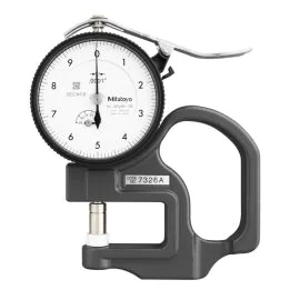 Mitutoyo 7326A Dial Thickness Gauge, Range 0-0.05", Graduation 0.0001", Throat Depth 30mm