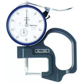 Mitutoyo 7360A Dial Tube Thickness Gauge, Range 0-10mm, Graduation 0.01mm