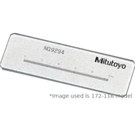 Mitutoyo 172-117 Standard Scale, 2", Graduation .01", for Profile Projectors
