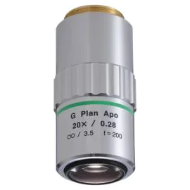 Mitutoyo 378-847 G Plan Apo 20X Objective, NA 0.28, WD 29.42mm