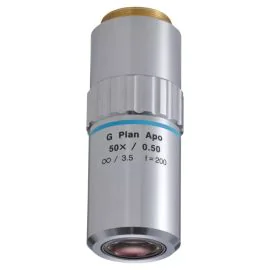 Mitutoyo 378-848-3 G Plan Apo 50X Objective, NA 0.50, WD 13.89mm