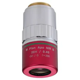 Mitutoyo 378-867-5 M Plan Apo NIR B 20X Objective, NA 0.40, WD 25.5mm