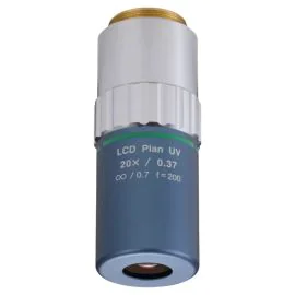 Mitutoyo 378-892-8 LCD Plan UV 20X Objective, NA 0.36, WD 15mm